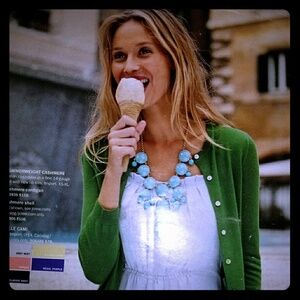 J. Crew 18k gold plated brass bubble necklace